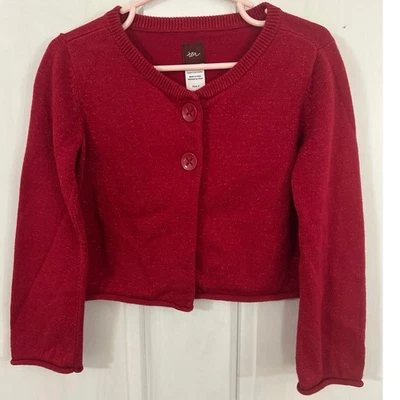 Кардиган для девочек Tea Collection мерцающий красный - размер 4 - Изображение 1 из 4