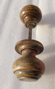Handles Door Handle Knob Wooden Knobs Vintage ref 96 (FREE UK POSTAGE) - Picture 1 of 18