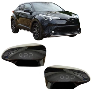 Wing Mirror Cover Painted For Toyota CHR 2016-2023 Metallic Black Left Or Right - Picture 1 of 7