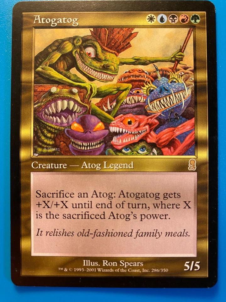 MTG 1x Atogatog # 286 Odyssey Legacy Magic the Gathering Card x1 NM - Image 1 of 1