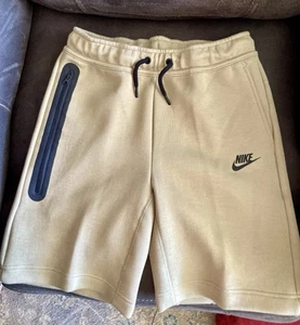 Nike Tech Fleece Shorts-Big Kids Size Sml Or Lrg-Olive/tan Or Black-MSRP $70-NEW - Picture 1 of 18