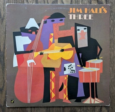 Jim Hall - Jim Hall's Three LP 1986 Concord Jazz vinyl record Foto 1 de 4