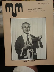 Jimmy Yoshida MUM Society of American Magicians Magazine Issue 1982 - Picture 1 of 1