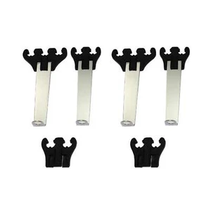 Plastic Straight Up Wire Separators - Black - Foto 1 di 1