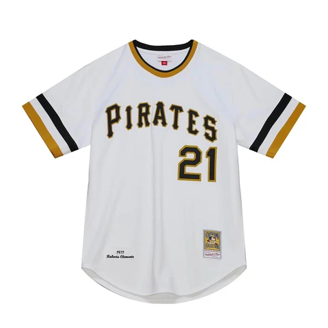 Pittsburgh Pirates Roberto Clemente Mitchell & Ness White 1971 Authentic Jersey Cover