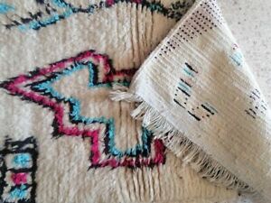 Tapis Rugs Vintage Authentic Berber Carpet Moroccan Handmade Rug Wool Area Rug