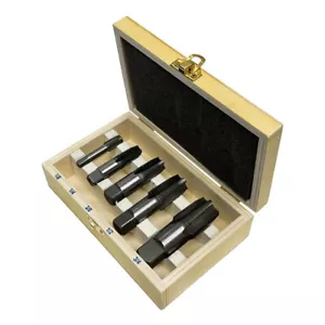 5 Pc NPT Pipe Taps Set,High-speed Steel Drill Bits Size 1/8",1/4",3/8",1/2",3/4" - Picture 1 of 6