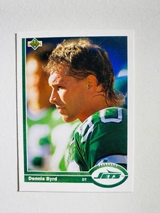 1991 Upper Deck #46 Dennis Byrd NM-MT NFL FOOTBALL CARD - Bild 1 von 2