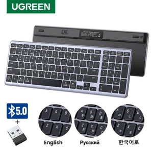 UGREEN Wireless Tastatur Bluetooth 5.0 2.4G 99 Tastenkappen für MacBook iPad PC Tab - Bild 1 von 9