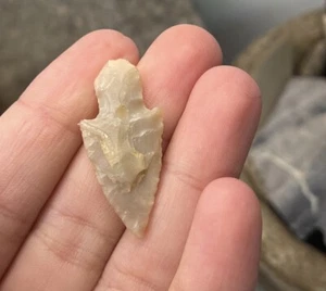 MLC s1795 Neolithic Gempoint Arrowhead Sahara Desert Africa Old Artifact - Imagen 1 de 5