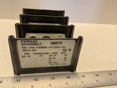 Ferraz Shawmut 66013 Power Distribution Block  Tested And Working New Surplus - Image 1 of 4