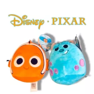 Squishmallow Nemo & Sulley 5 Inch Plushes! NEW! NWT! - Picture 1 of 12
