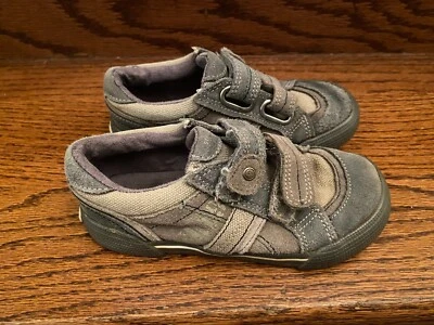 Boys Stride Rite Toddler Slip On Shoes Size 10M Brown Tan Color Leather Upper  - Image 1 of 4