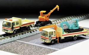 TOMYTEC Track Maintenance Vehicle Collection D (Hi Rail Trucks) 1/150 N Scale - Picture 1 of 12