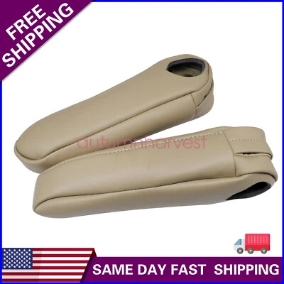 2003-2009 Se adapta a Lexus RX350 RX300 RX330 Asiento Apoyabrazos Cubierta Tapa Cuero Beige Foto 1 de 4