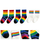  3 Pairs Children's Socks Infant Breathable Cotton Casual Striped Middle Tube