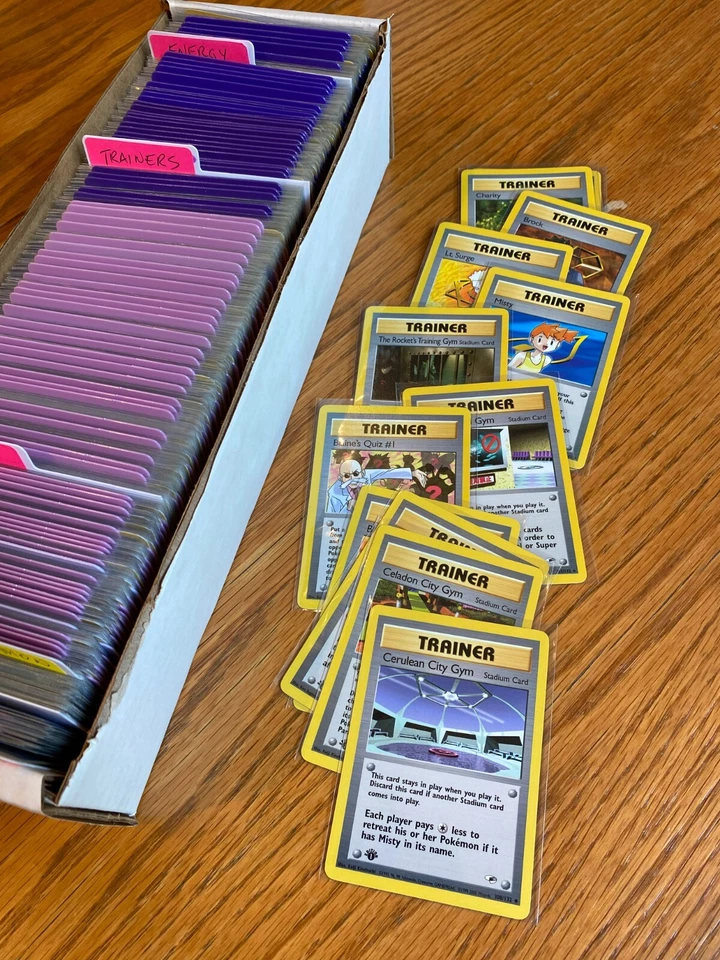 Pokémon Gym Heroes Series, 1st Edition Trainers/Energy - Pick your cards - Image 1 of 1