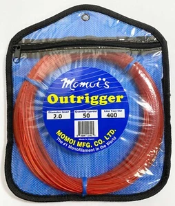 Momoi 11702 Outrigger Monofilament Kit 400lb Red w/ Silver Crimps - Picture 1 of 1