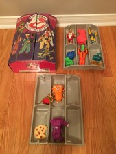 1988 Vintage The Real GhostBusters Collectors Case + Action Figure Toys