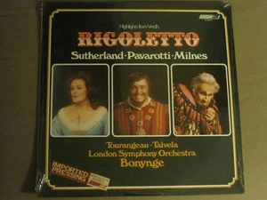 HIGHLIGHTS FROM VERDI'S RIGOLETTO LP ORIG '74 LONDON OS26401 CLASSICAL SEALED! - Picture 1 of 2