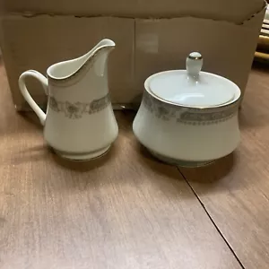 MIKASA Ivory China RICHELIEU Sugar & Creamer Cup M2002 - Picture 1 of 6