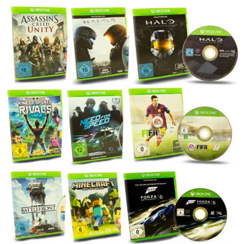 XBox One Spiele Assassins Creed Halo Fifa Forza Horizon Motorsport Tomb Raider - Bild 1 von 1