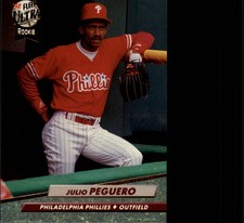 1992 Ultra Philadelphia Phillies Baseball Card #547 Julio Peguero