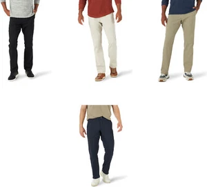 Lee Men's Extreme Motion Relaxed Fit Khaki Pants - Picture 1 of 18