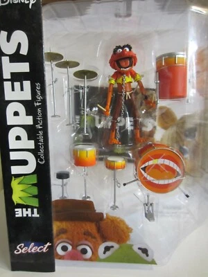 Figura de acción coleccionable The Muppets Animal With Drum Set Select 2016 NUEVO Foto 1 de 2