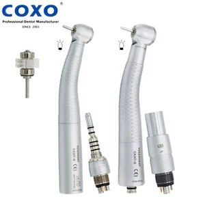 US COXO Dental Fiber Optic High Speed Air Turbine Handpiece fit NSK Kavo Coupler - Picture 1 of 53