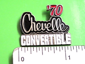 '70 1970 Chevrolet CHEVELLE convertible hat pin , lapel pin, tie tac GIFT BOXED - Picture 1 of 5