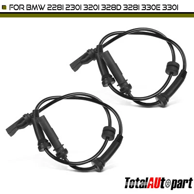 Sensor de velocidad de rueda ABS para BMW 228i 230i 320i 328d 328i 330e 330i delantero derecho y derecho Foto 1 de 4