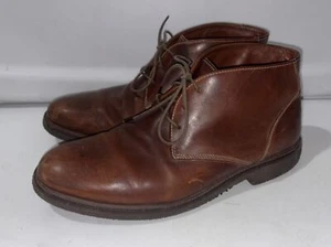 Johnston Murphy Copeland Chukka Shoes Mens 10.5 M Tan Brown Leather Boots Used - Picture 1 of 13
