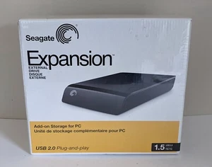 BRAND NEW Seagate 1.5TB USB 2.0 External Hard Drive ST315005EXA101-RK - Picture 1 of 6