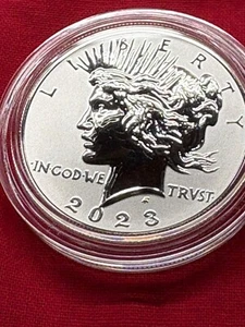2023 S PRUEBA INVERSA DÓLAR DE LA PAZ DE DOS MONEDAS CONJUNTO DUEÑO ORIGINAL ENVÍO GRATIS - Imagen 1 de 6