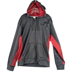 Nike Sudadera con Capucha Ajuste Térmico Alabama Carmesí Marea Cremallera Completa Poliéster Para Hombres S - Imagen 1 de 13