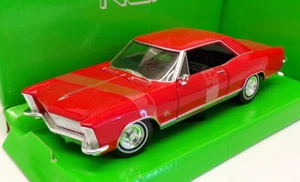 Welly Scala 1/24 24072W - 1965 Buick Riviera Gran Sport - Rosso - Foto 1 di 4