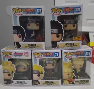 Funko POP! Naruto Shippuden/Boruto Set of 5! #71, 578, 932, 1024 and 1035 - Picture 1 of 5