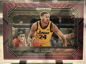 2023 Panini Prizm Draft Picks Rookie KRIS MURRAY RC Purple Variation Prizm #49