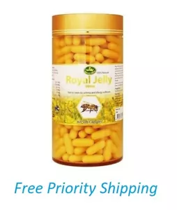 Nature's King Royal Jelly 1000mg 365 Capsules - Picture 1 of 2