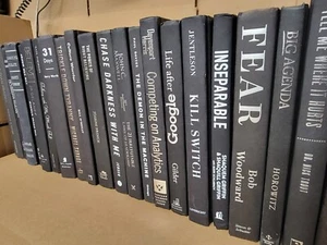 Lot of 10 Hardcover BLACK Books Decorating Interior Design SILVER/WHITE Letters - Picture 1 of 6