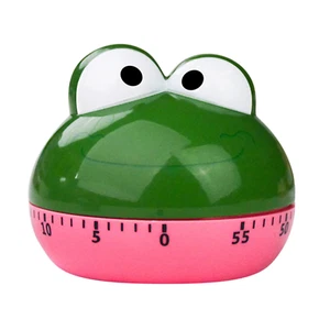 Frog Kitchen Timer Cute For Kids, Wind Up Manual Count Classroom Study Cooking - Picture 1 of 6