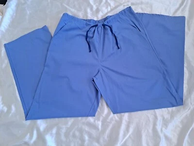 pants scrubs blue XXL medgear unisex new with tags drawstring - Image 1 of 4