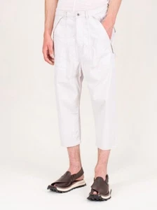 🔥65% OFF🔥 [SALE] Rick Owens Cargo Waxed Cropped Jeans Sz. US31 - Picture 1 of 16