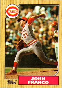 1987 Topps   #305  John Franco    Pitcher    Cincinnati Reds - Picture 1 of 2