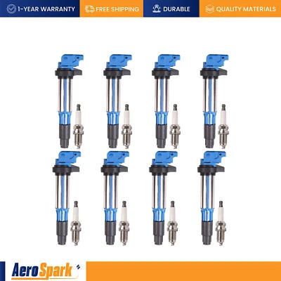 Bobina de encendido y bujía de alto rendimiento para BMW 750i 550i 650i X5 4,8 L UF522 Foto 1 de 4