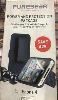 Paquete de alimentación y protección Pure Gear para iPhone 4  Foto 1 de 2