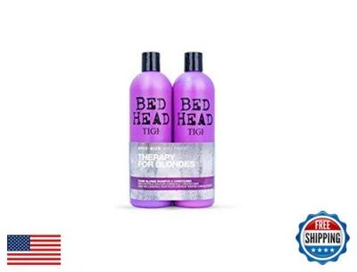 Champú y acondicionador reconstructor rubio mudo cabeza cama Tigi Tigi paquete dúo Foto 1 de 3