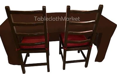 Mantel ajustado de poliéster de 8 pies con respaldo abierto mantel cabina de feria 24 COLORES Foto 1 de 4