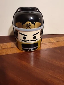 Big Kokeshi Bento Busho 1200mL Japanese Lunch Box Samurai - Picture 1 of 4